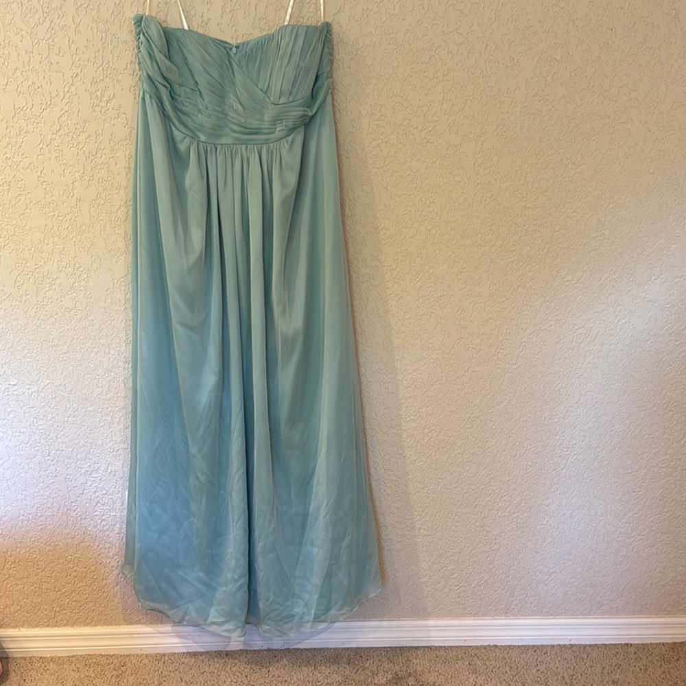 Elegant Maternity Strapless Gown